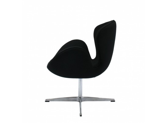 Кресло SWAN CHAIR чёрный кашемир в Кургане