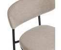 Стул Lucas 2 латте шенилл с чёрными ножками в Кургане