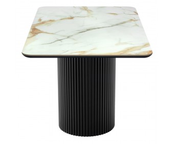 Стол Festa 140x85x77см, керамогранит Calacatte gold