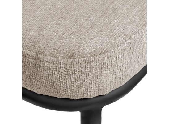 Стул Lucas 2 латте шенилл с чёрными ножками в Кургане