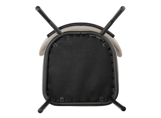 Стул Lucas 2 латте шенилл с чёрными ножками в Кургане