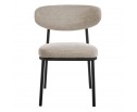Стул Lucas 2 латте шенилл с чёрными ножками в Кургане