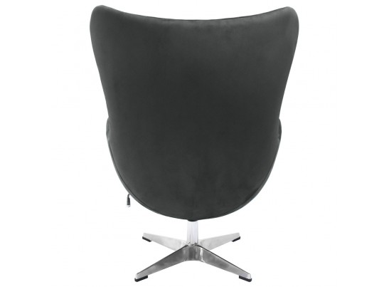 Кресло EGG CHAIR графит, искусственная замша в Кургане