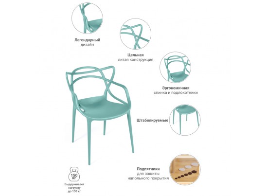 Стул Masters светло-бирюзовый в Кургане