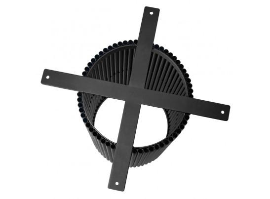 Стол Aura D110, керамогранит Calacatte gold мрамор, чёрный в Кургане