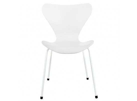 Стул Seven белый с белыми ножками в Кургане
