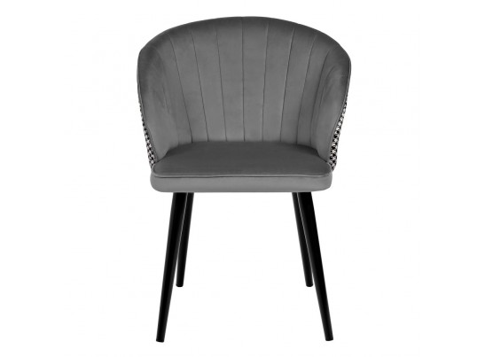 Стул Paola тёмно-серый с жаккардом в Кургане