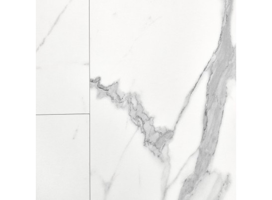 Стол Rudolf круглый раскладной 90-120x90x75см, белый мрамор, чёрный в Кургане