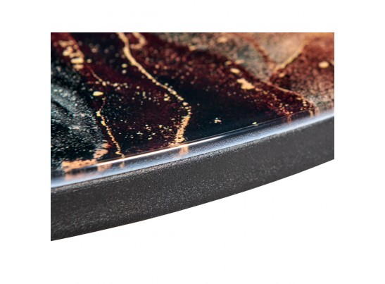 Набор кофейных столиков Tango космический с чёрными ножками, 2шт в Кургане