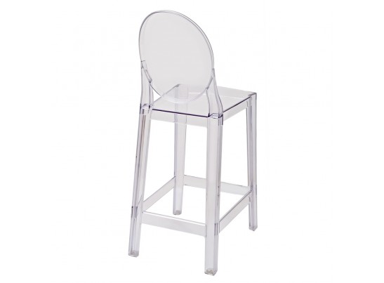 Стул полубарный Victoria Ghost прозрачный в Кургане