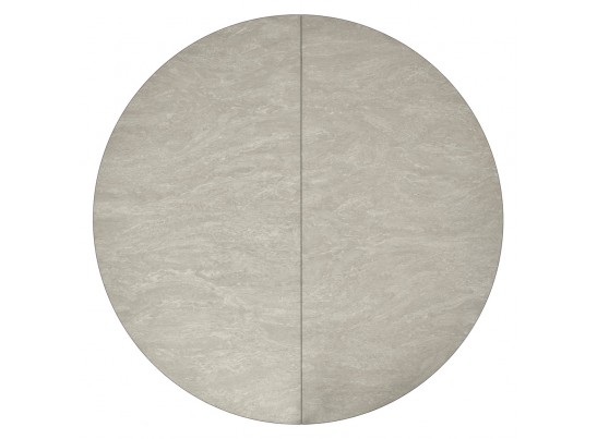 Стол Rudolf круглый раскладной 100-130x100x75см, Бетон слюда, чёрный в Кургане