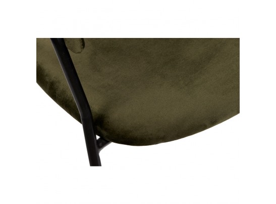 Стул Turin зеленый с чёрными ножками в Кургане