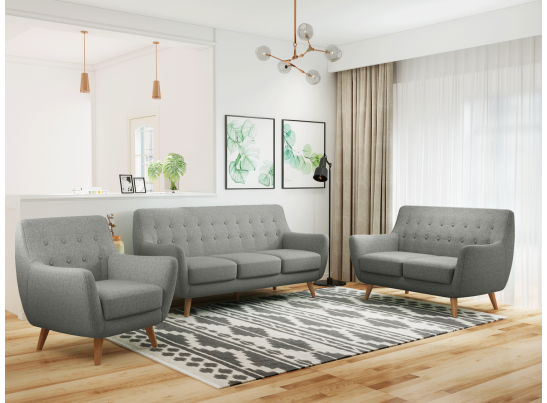 Диван Picasso трехместный серый в Кургане