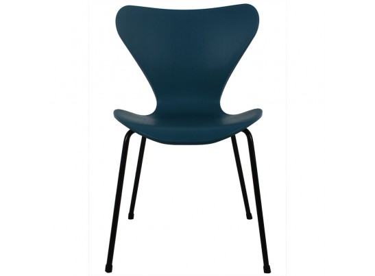 Стул Seven голубой с чёрными ножками в Кургане