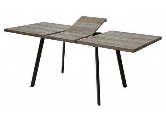 Стол PROMETEY раcкладной 120/160 x 80 см, серый дуб в Кургане