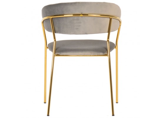 Комплект из 4-х стульев Turin латте с золотыми ножками в Кургане