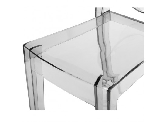 Стул Victoria Ghost прозрачный серый в Кургане