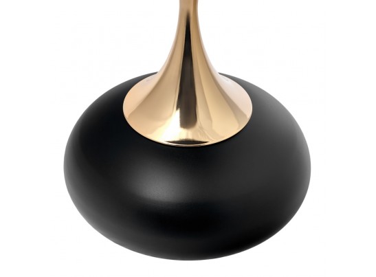 Кофейный столик Angel диам.40см x 55см, чёрный, металл в Кургане