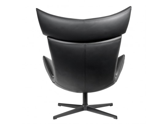 Кресло TORO чёрный, натуральная кожа в Кургане