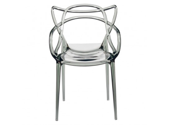 Комплект из 4-х стульев Masters прозрачный серый в Кургане