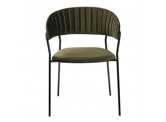Стул Turin зеленый с чёрными ножками в Кургане