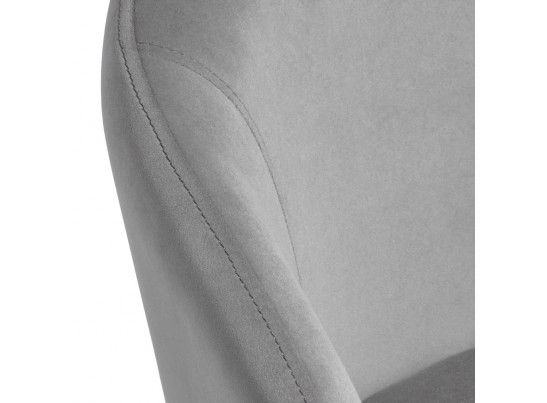 Стул-полукресло Emil серый с золотыми ножками в Кургане