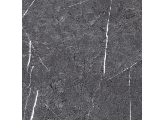 Придиванный столик Loft 50x30см, серый мрамор с чёрными ножками в Кургане