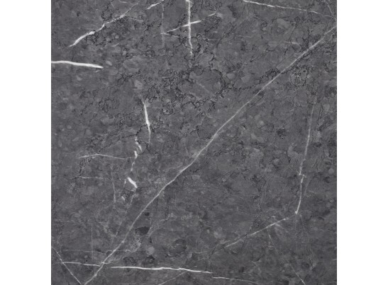 Придиванный столик Loft 50x30см, серый мрамор с чёрными ножками в Кургане