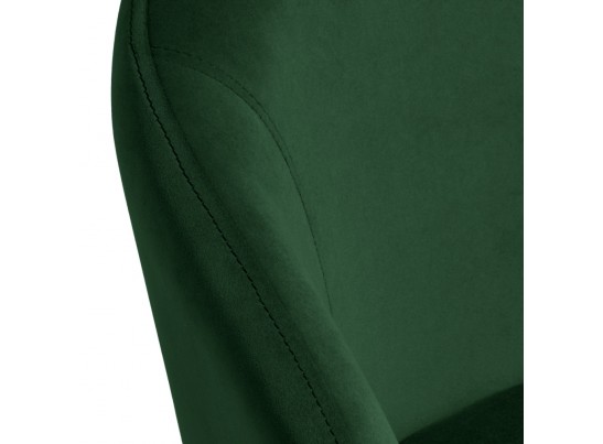 Стул-полукресло Emil зеленый с золотыми ножками в Кургане