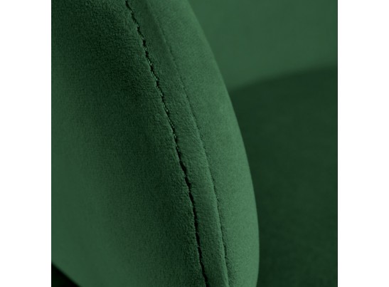 Стул-полукресло Emil зеленый с золотыми ножками в Кургане