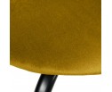 Комплект из 2-х стульев Seven Style горчичный велюр с чёрными ножками