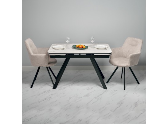 Комплект из 2-х стульев Grant латте шенилл на поворотном механизме в Кургане