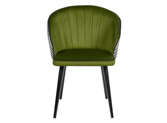 Стул Paola зеленый с жаккардом в Кургане