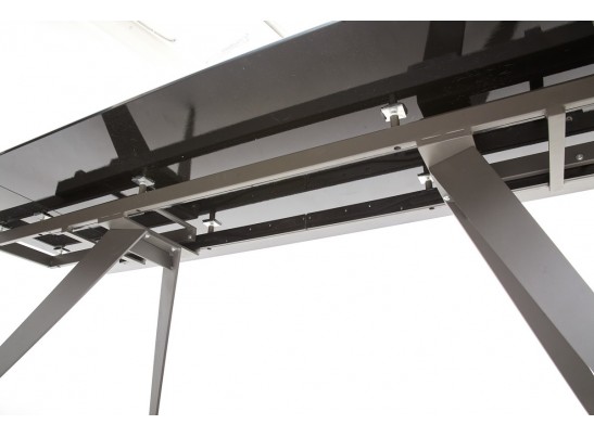 Стол ACCENT раздвижной 160-240х90х76см с матовой серо-коричневой керамической столешницей "под мрамор", итальянская керамика в Кургане