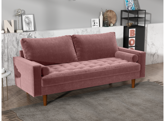 Диван Scott трехместный пыльно-розовый в Кургане