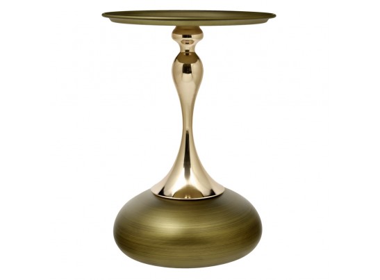 Кофейный столик Angel диам.40см x 55см, латунь, металл в Кургане