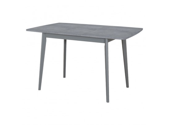 Стол Oslo раскладной 100-130x80x76см, Бетон Портленд, серый в Кургане