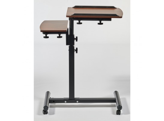 Стол многофункциональный Palma 60x40x62-96см, темное дерево, чёрный в Кургане