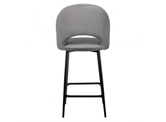 Стул полубарный Leo темно-серый в Кургане