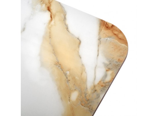 Стол Festa 140x85x77см, керамогранит Calacatte gold мрамор в Кургане