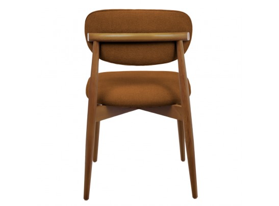 Стул Lucas 3 терракотовый букле с ножками цвета орех в Кургане