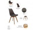 Стул Eames Bon латте в Кургане