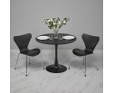 Стол Tulip диам.100см, черный в Кургане
