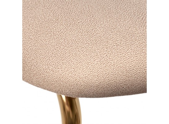 Стул Elle бежевый с золотыми ножками в Кургане