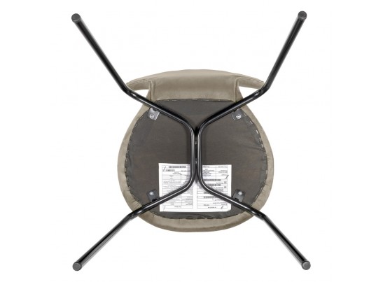 Стул Seven Style латте велюр с чёрными ножками в Кургане