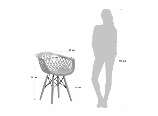Комплект из 2-х стульев Matrix кремовый в Кургане