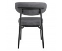 Стул Lucas 2 серый шенилл с чёрными ножками в Кургане