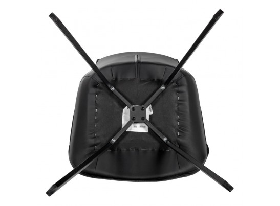 Стул Soft серо-голубой с чёрным, рогожка в Кургане