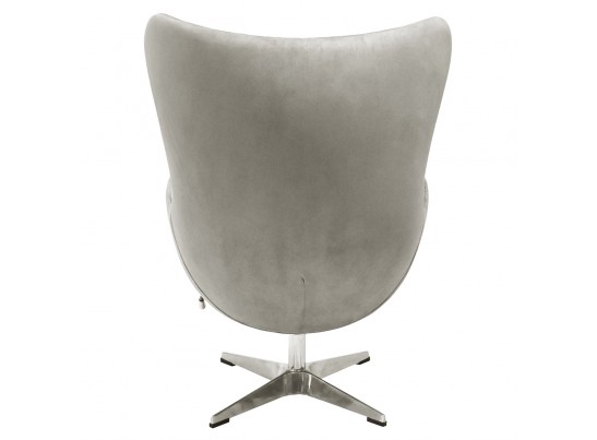 Кресло EGG STYLE CHAIR латте, искусственная замша в Кургане