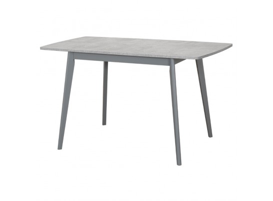 Стол Oslo раскладной 100-130x80x76см, Бетон Лайт, серый в Кургане